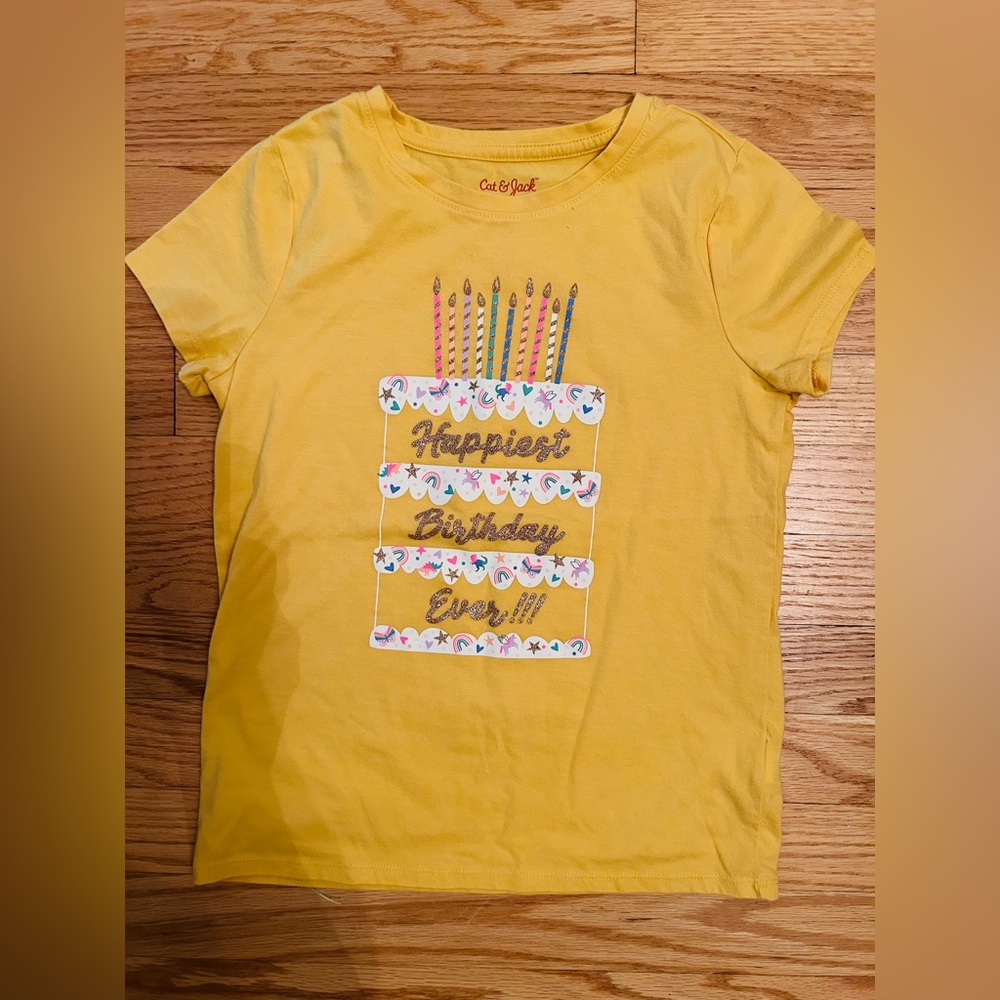 Cat and Jack birthday shirt.